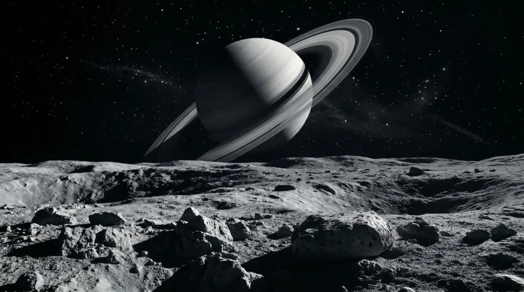 Saturn planet in space representing Saturn energy in astrology, symbolizing discipline and structure